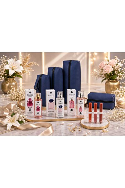 naked 3 Perfumes in 4 Makeup Bags