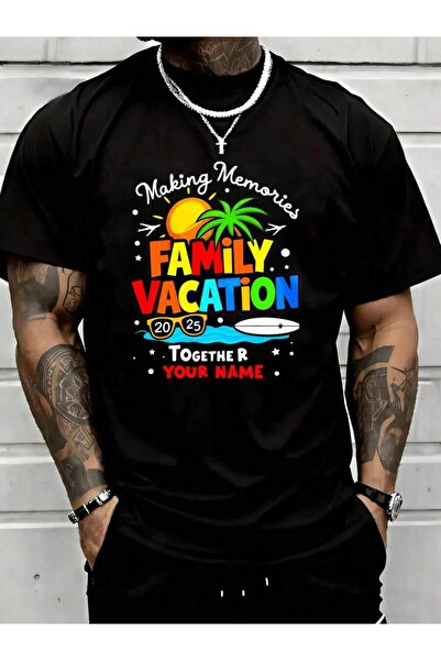 NOURAM Making Memories Vacation 2025 Together Your Name Custom T-Shirt Summer...