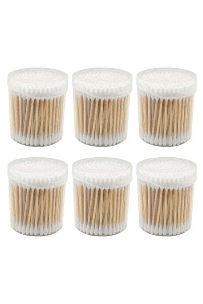 Duravel 900Pcs Wooden Cotton Buds Bamboo Cotton Swabs Double-Ended-White in R...