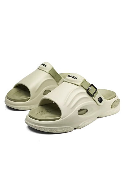 Generic Men's Slippers Thick Sole Non-slip Slip On Fashion Outdoor Beach Slip...