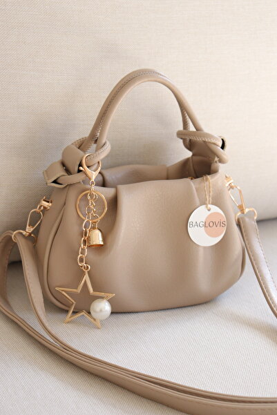 BAGLOVİS Women's Cross Shoulder Bag with Star Accessories, Drawstring Daily H...
