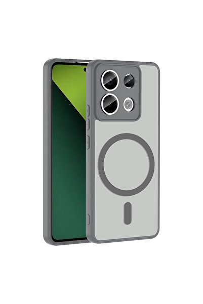 m.tk moveteck Xiaomi Redmi Note 13 Pro 5G Uyumlu Kılıf Mat Magsafe Şarj Özell...