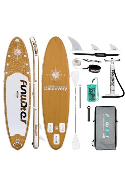 Funwater SUPFW12E Placă de Stand Up Paddle 335*84*15cm - Maro