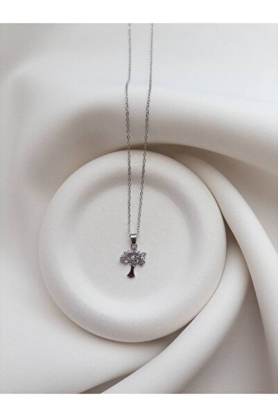 Minne Jewelry-Accessory Tree of Life Necklace - Steel Tree of Life Necklace -...