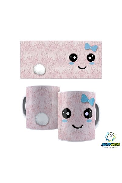 Ghostbastır Design Kawaii Rabbit Mug |   Single Piece K0482