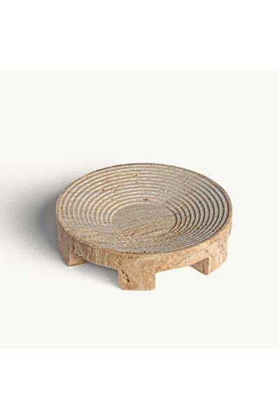 Generic Touche Deco Travertine Decorative Bowl - 23 cm