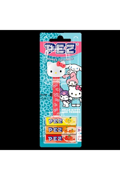 Pez Hello Kitty Çilekli Şekerleme Makinesi ve Şekerleme Yedekleri
