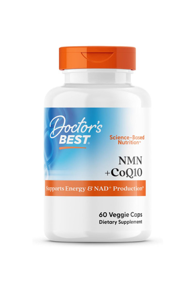 Doctor's Best Koenzim NMN + CoQ10 for Women & Men 150 mg & Coenzyme Q10 50 mg...
