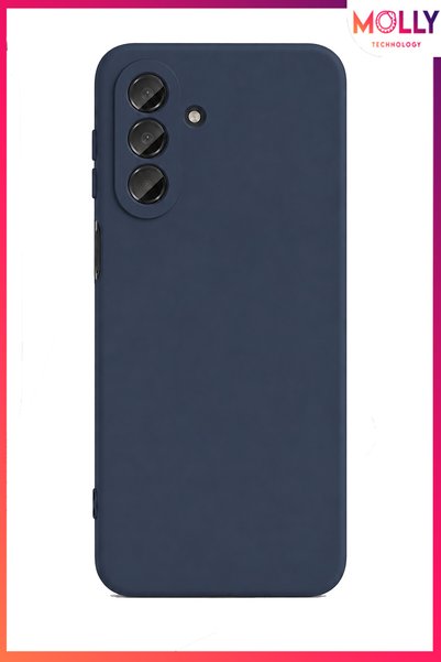 Molly Night Blue Liquid Inside Velvet Matte Silicone Case for Samsung Galaxy A17