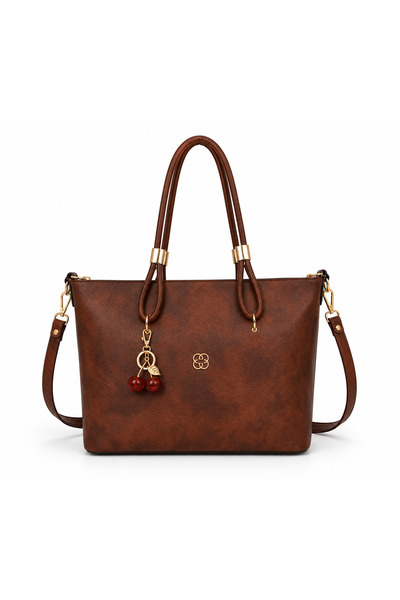 pololiza Women's Shoulder Bag Crossbody Strap Premium Soft Textured Raven Lar...