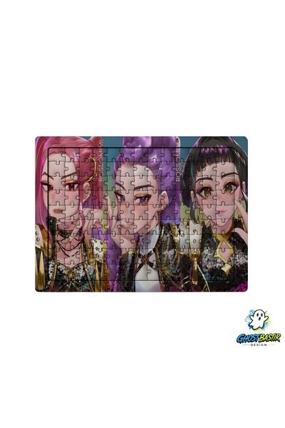 Ghostbastır Design لغز كي-بوب ديمون هانترز المكون من 99 قطعة - لغز زخرفي للأط...