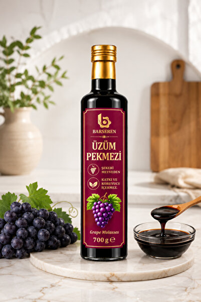 Barseren Üzüm Pekmezi 700 g Katkısız Doğal Geleneksel Üretim