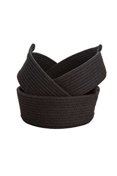 dekomall home & living Terra Black Organizer Basket Set