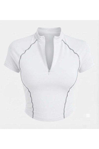 EDVESS Coolfit Kısa Kollu Slim Fit Bluz