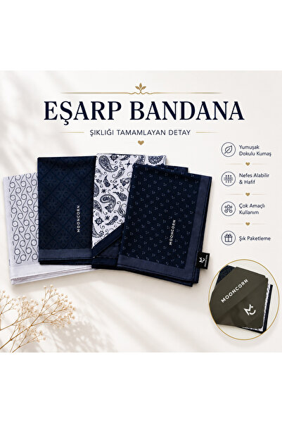 Generic Brand Colecție de 4 eșarfe