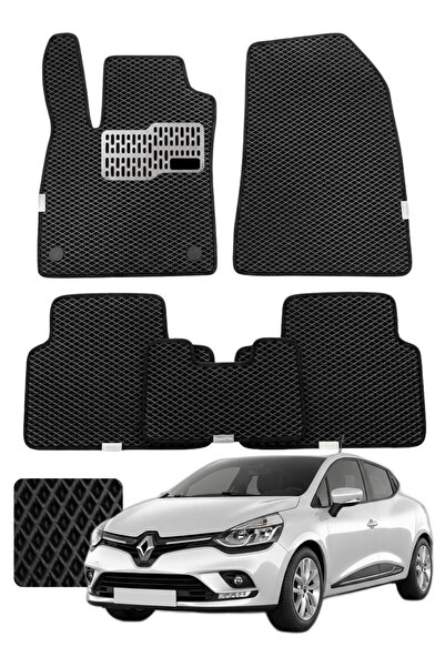 Evanotion Renault Clio 4 2012-2019 Araca Özel Premium Eva Oto Paspas Topuk Ko...