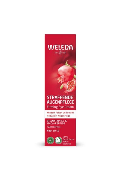 Weleda Cremă de ochi pentru fermitate cu Pepeni roșu și Peptide de Maca 12 ml