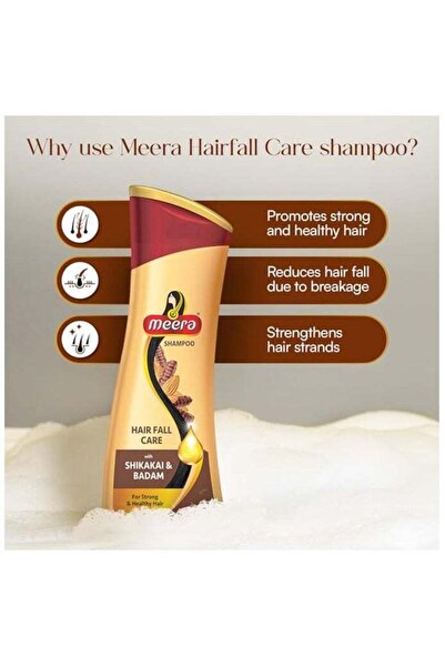 MEERA Hair Fall Care Shampoo with Shikakai & Badam 180ml