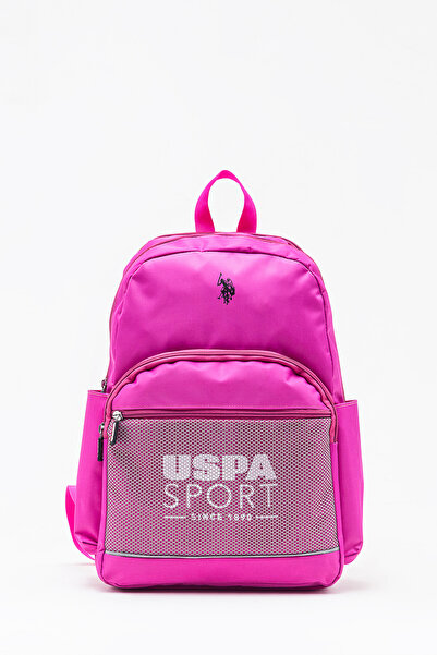 U.S. Polo Assn. Plcan26093 Pink Backpack Multi-Compartment Daily & School Bag