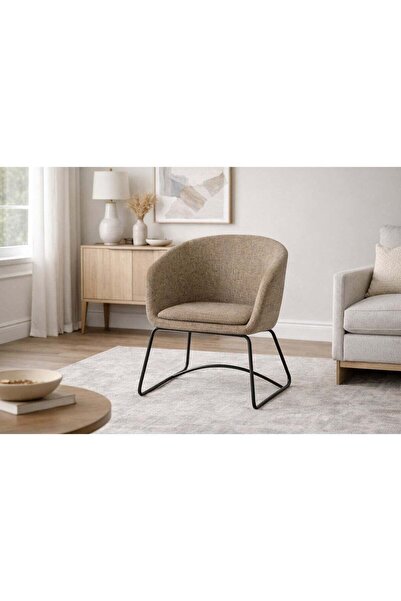 N.zone In Zone Store Modern Chair with Elegant Curved Design and Metal Base –...