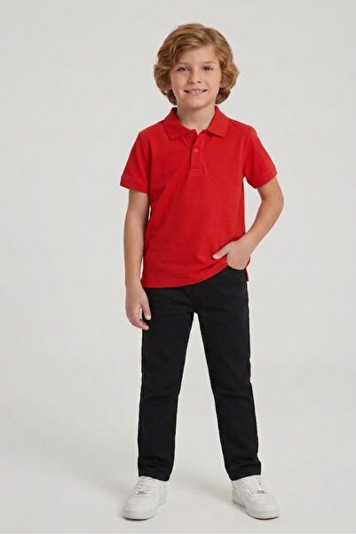 NACAR STORE Children's Unisex Cotton Polo Collar Short Sleeve School Uniform ...