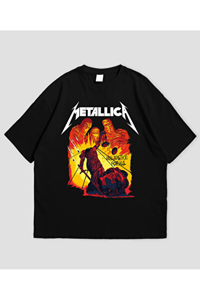 Grafftee Clothing Μπλουζάκι με στάμπα Metallica Unisex Oversize