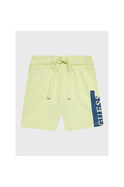Guess Șorturi sport băieți N3GD03KA6R0 Galben