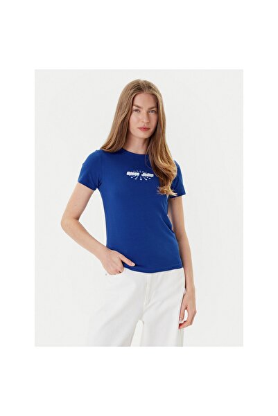 Guess Jeans Γυναικείο T-shirt W5YI04J1314 Μπλε