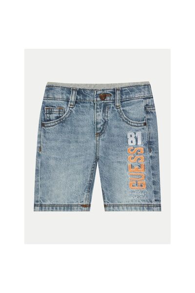 Guess Șorturi din denim pentru băieți N5GD01D41E0 Albastru