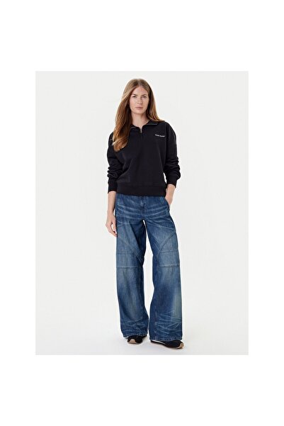 Guess Jeans Γυναικεία Μπλούζα W5YQ09K68I4 Μαύρη