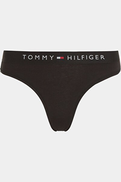 Tommy Hilfiger Tanga de damă UW0UW04146 Negru
