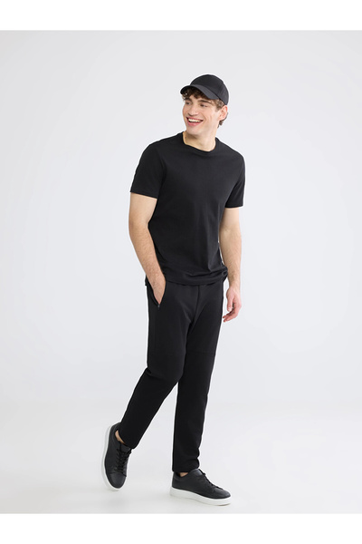 LC Waikiki Xside Active Black Standard Fit Men's Sweatpants