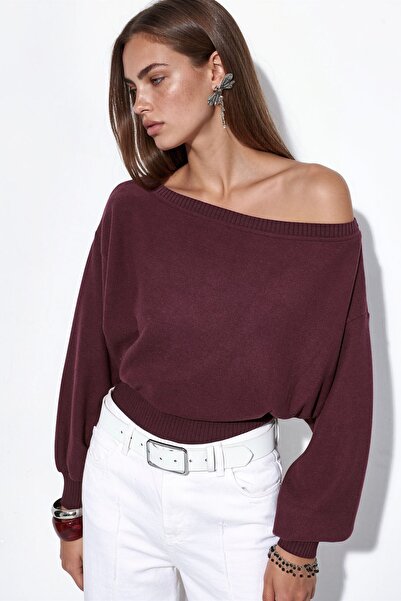 Hiccup Busem Women's Ribbed Crew Neck Sweater