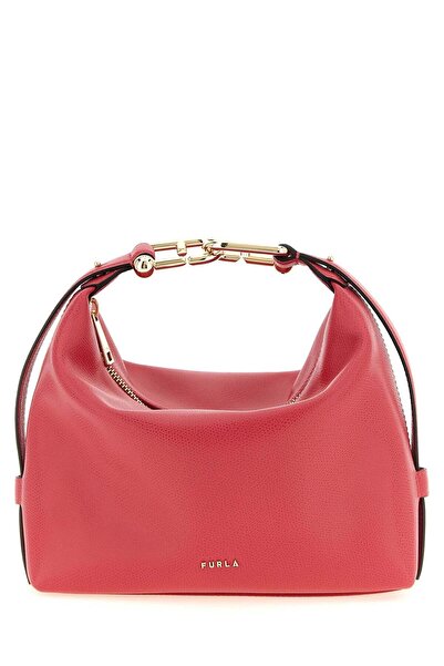 FURLA Fuchsia Calfskin Shoulder Bag