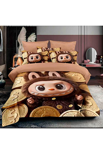 CumparaMisim Double Sheet Sets - Brown