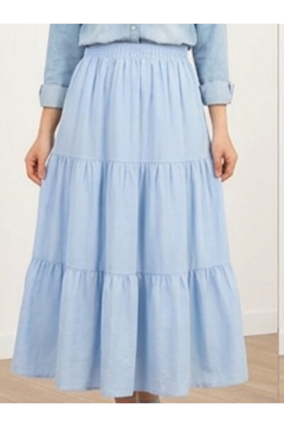DENİZLİFE Skirts - Blue - Long