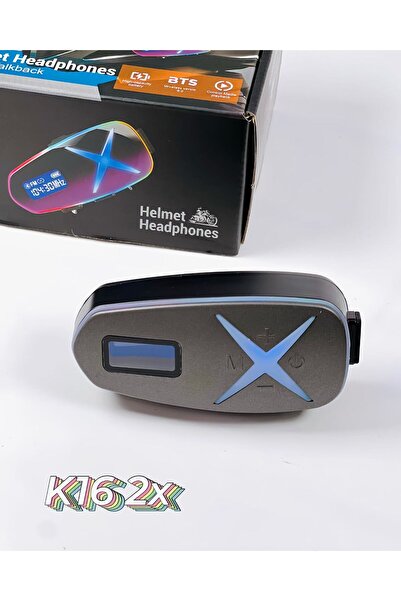 Çeşithane K16 2X Bluetooth Motosiklet Kask Interkomu Bluetooth 6.0 Çift Yönlü...