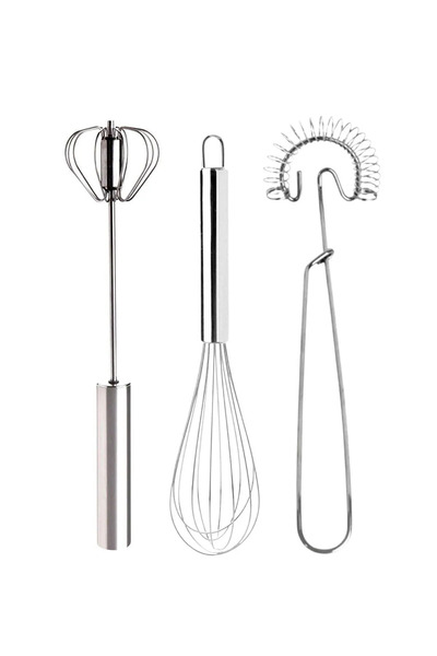 Empressco Stainless Steel Luxury Beater Set Automatic Beater, Wire Beater, Sp...