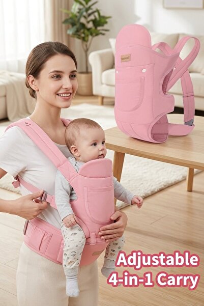 Generic 1 Combed Cotton Ergonomic Baby Carrier Hip Seat Adjustable Breathable...