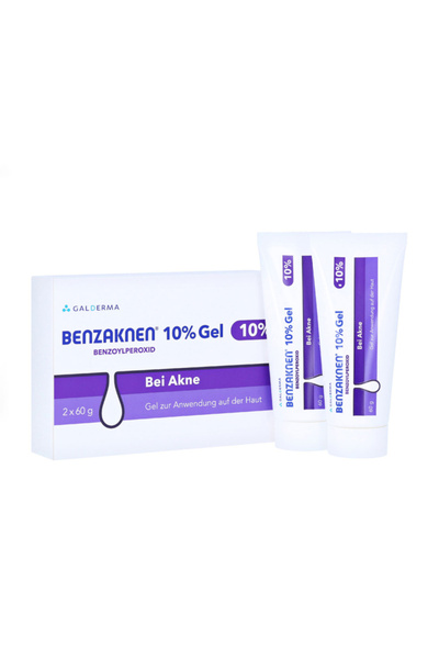 GALDERMA Benzaknen Gel 10% Peroxid de Benzoil 2 x 60 g