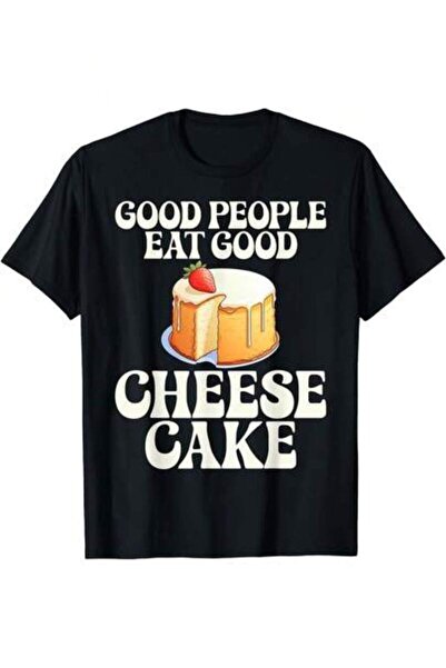 799 تي شيرت People Eat Good Cheesecake للبالغين، تي شيرت عصري غير رسمي لجميع ...