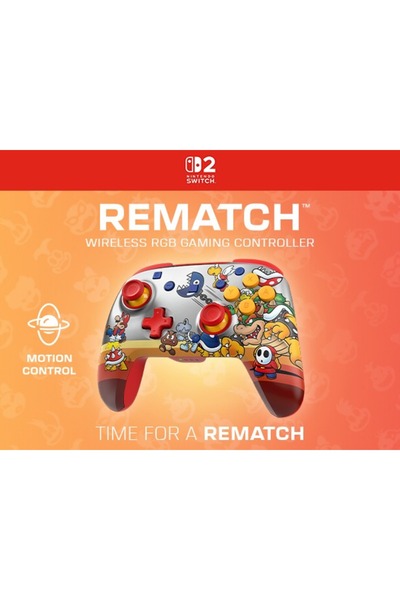 Turtle Beach Rematch Wireless RGB Gaming Controller for Nintendo Switch 2 (Ko...