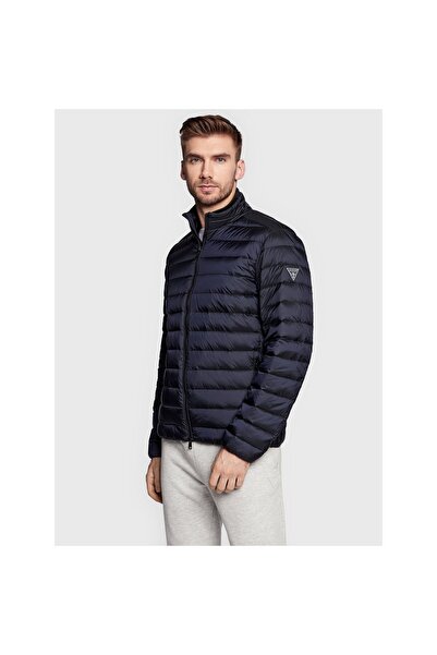 Guess Geacă de puf pentru bărbați M1RL47WDQ50 Bleumarin