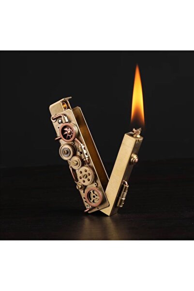 Genel Markalar Steampunk Çakmak Metal Dişli Tasarım
