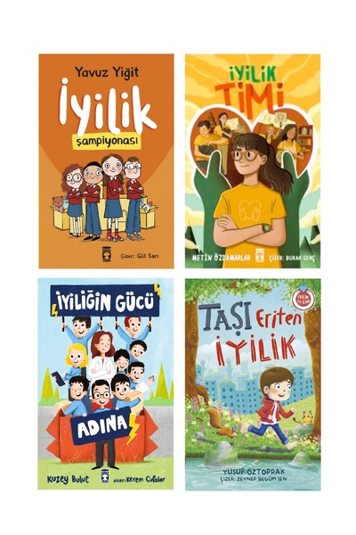Genç Timaş 2 ve 3.Sınıf Okuma Seti İyilik Şampiyonası İyilik Timi İyiliğin Gü...