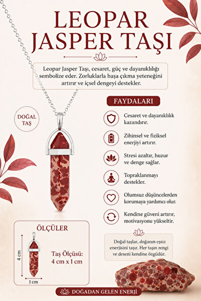 ÖZÇTAKI Natural Stone Pendant Stylish Stone Necklace Crystal Necklace Elegant...