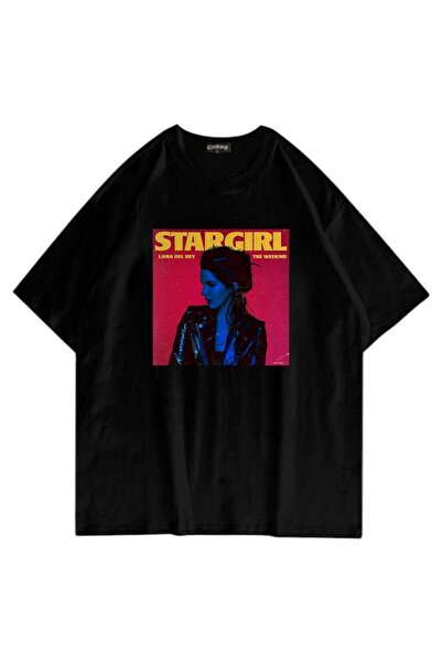 Carpe Black Stargırl Oversize T-shirt