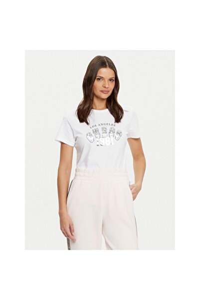 Guess Γυναικείο T-shirt V5RI06I3Z14 Λευκό