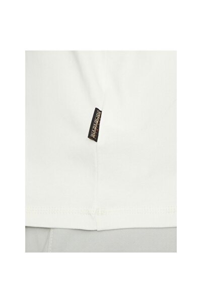 Napapijri Tricou bărbătesc NP0A4IEA2061 Alb