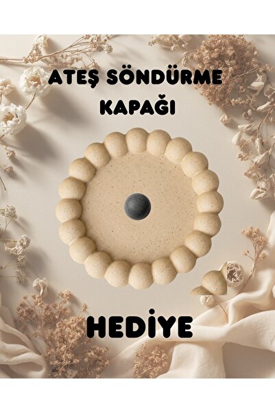 Technow Cam Hazneli Masaüstü Şömine Ateş Çukuru (500ml Bioethanol+Hazne+Söndürme Kapağı)